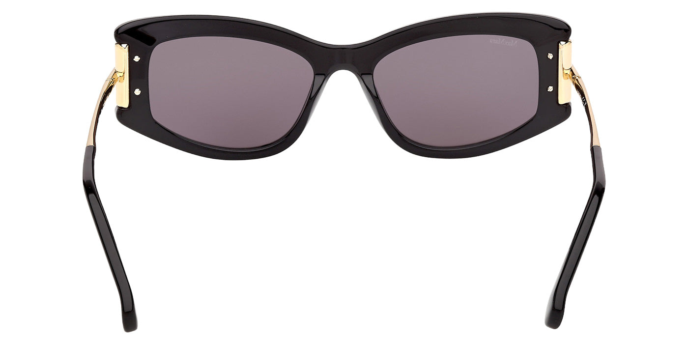 Max Mara MM0189 01A 52 - Shiny Black / Smoke #id:mm018901a_s:100120