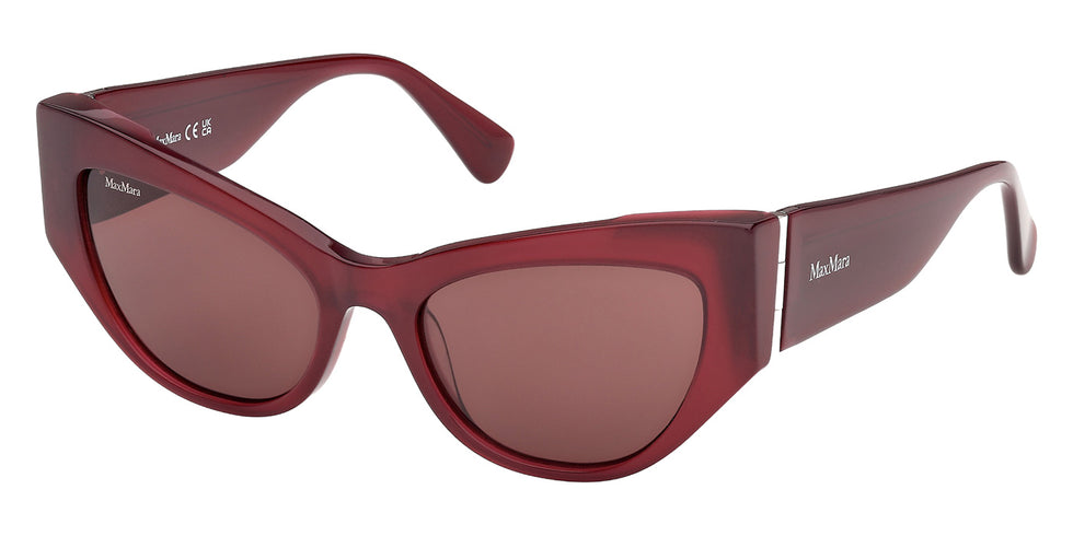 Max Mara MM0192 69S 54 - Shiny Bordeaux / Bordeaux #id:mm019269s_s:106105