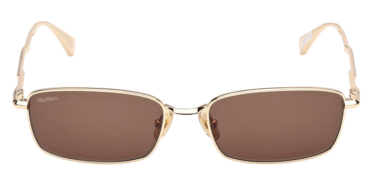 Max Mara MM0199 30E 55 - Shiny Deep Gold / Brown #id:mm019930e_s:102100
