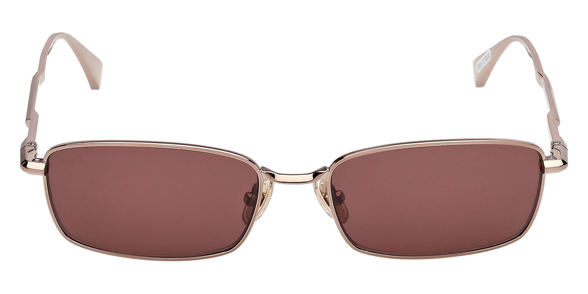 Max Mara MM0199 36S 55 - Shiny Dark Bronze / Bordeaux #id:mm019936s_s:106100