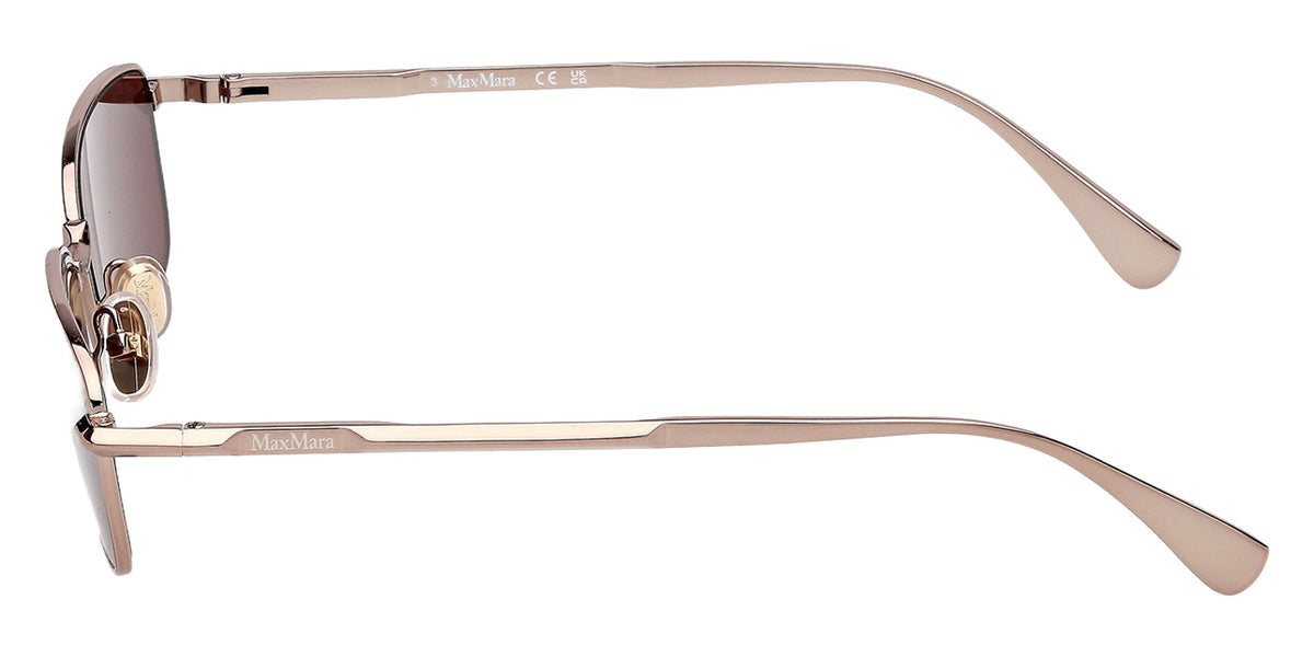 Max Mara MM0199 36S 55 - Shiny Dark Bronze / Bordeaux #id:mm019936s_s:106110