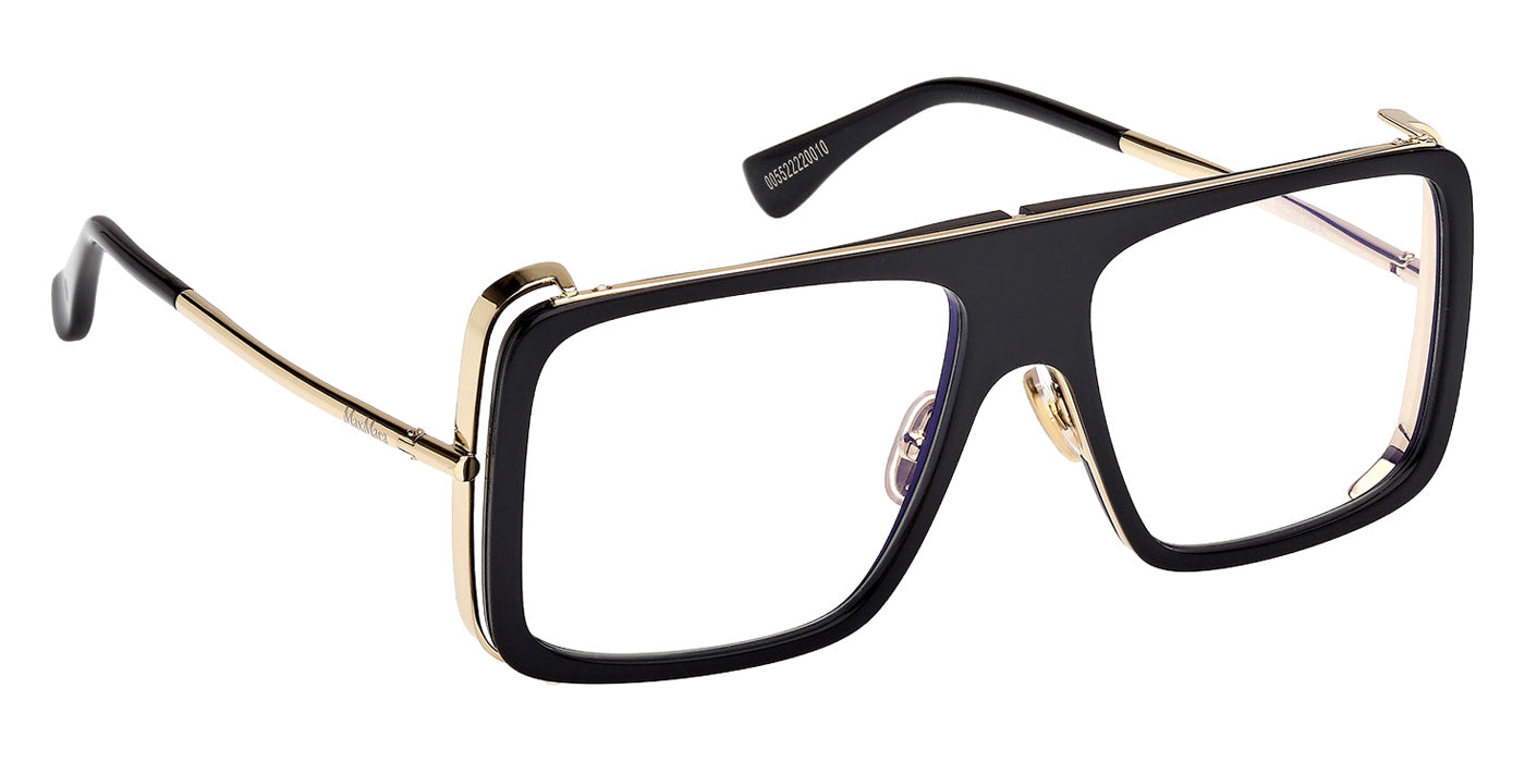 Max Mara MM5172-B 001 55 - Shiny Black / Blue Filter #id:mm5172b001_s:100135
