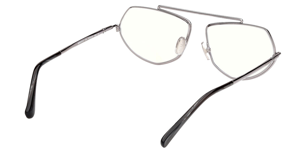 Max Mara MM5202-B 014 57 - Shiny Light Ruthenium / Blue Filter #id:mm5202b014_s:100120