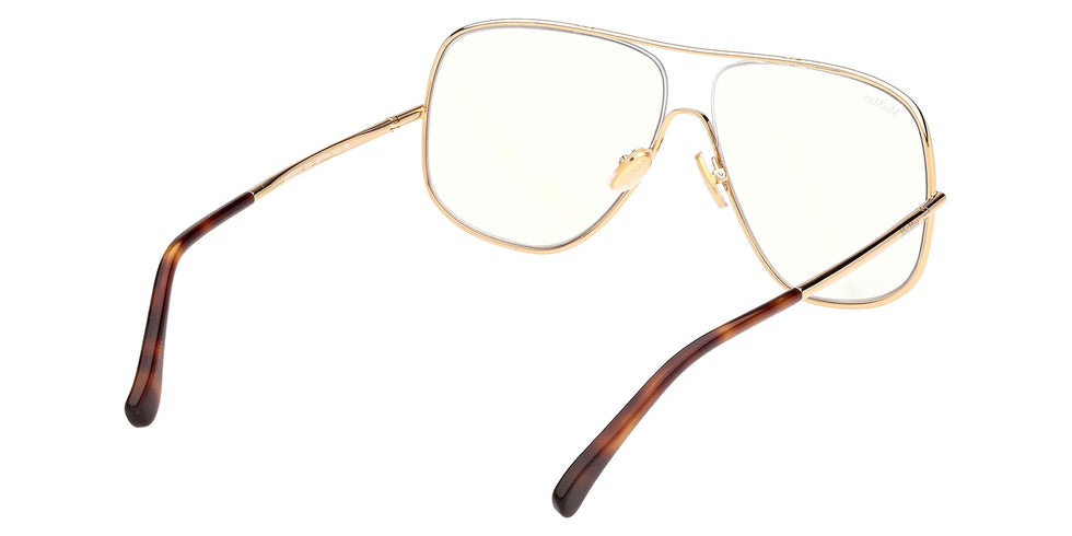 Max Mara MM5222-B 030 59 - Shiny Deep Gold / Blue Filter 030 #id:mm5222b030_s:102125