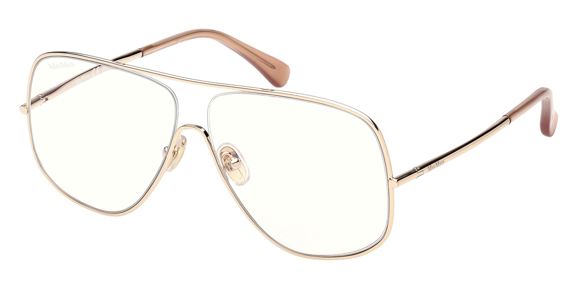 Max Mara MM5222-B 032 59 - Shiny Pale Gold / Blue Filter 032 #id:mm5222b032_s:104105