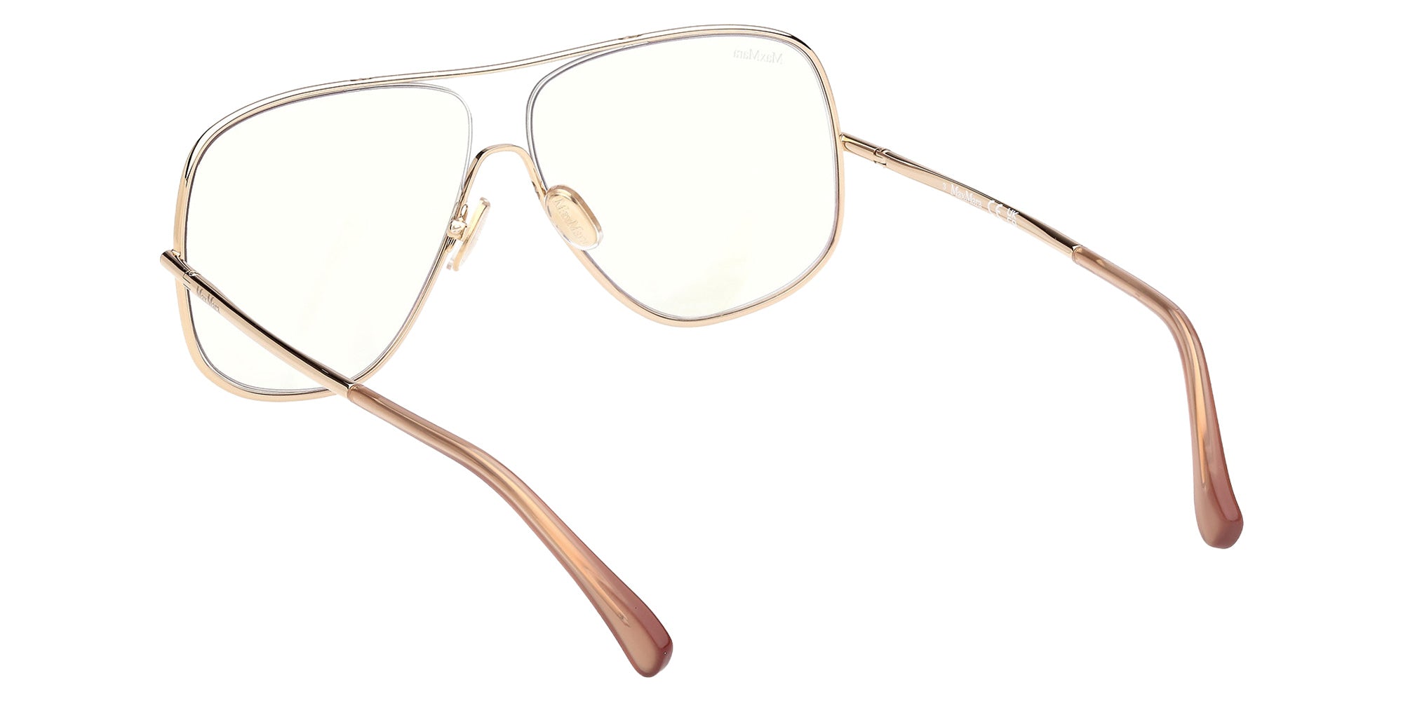 Max Mara MM5222-B 032 59 - Shiny Pale Gold / Blue Filter 032 #id:mm5222b032_s:104115
