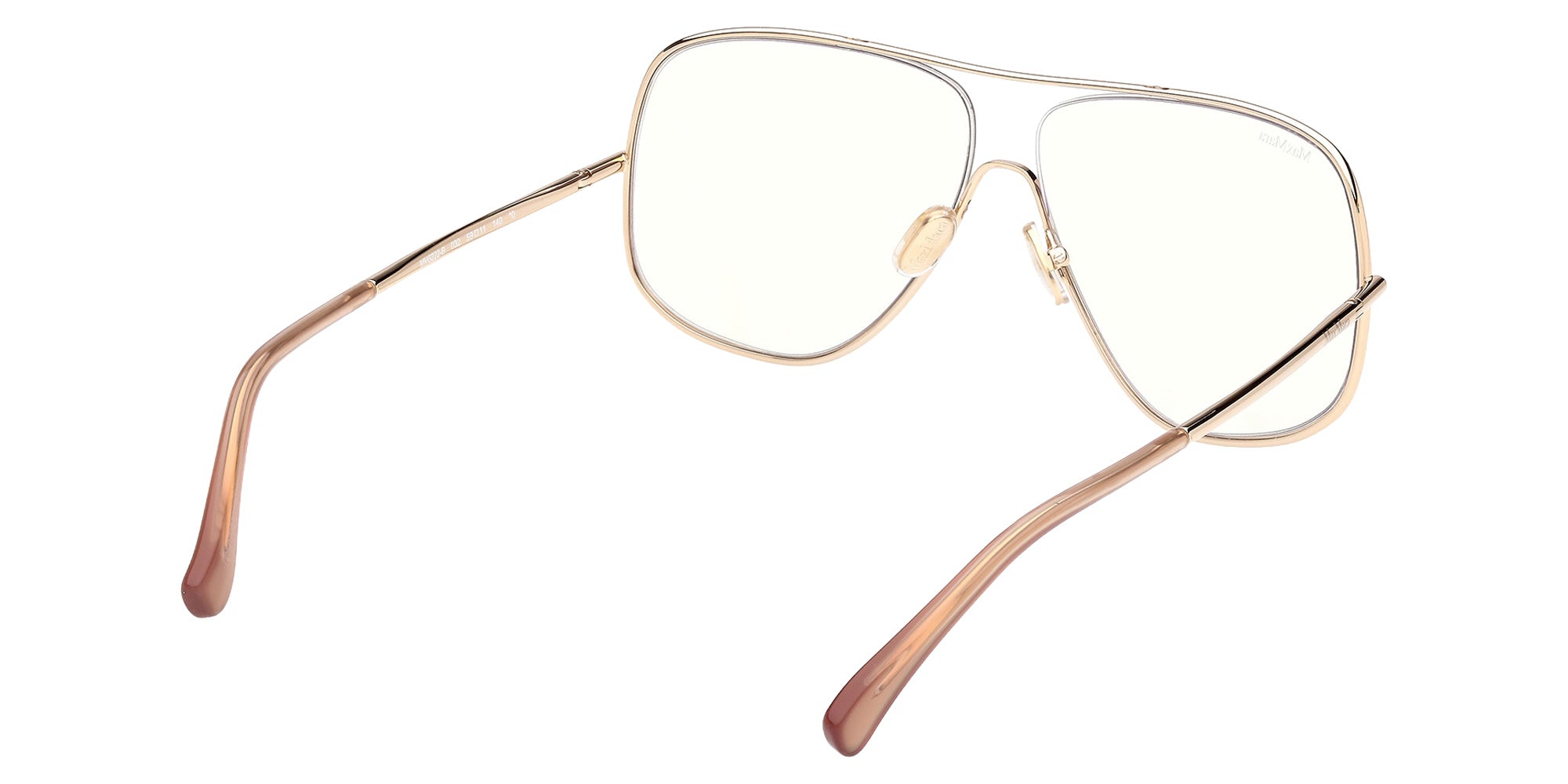 Max Mara MM5222-B 032 59 - Shiny Pale Gold / Blue Filter 032 #id:mm5222b032_s:104125