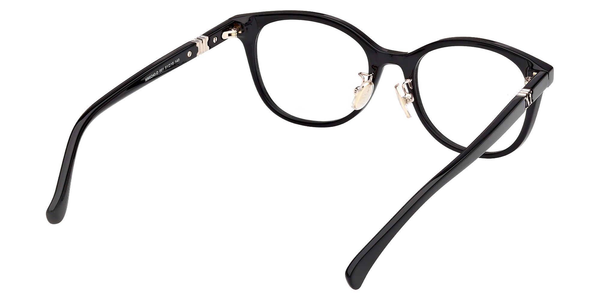 Max Mara MM5240-D 001 51 - Shiny Black 001 #id:mm5240d001_s:100125