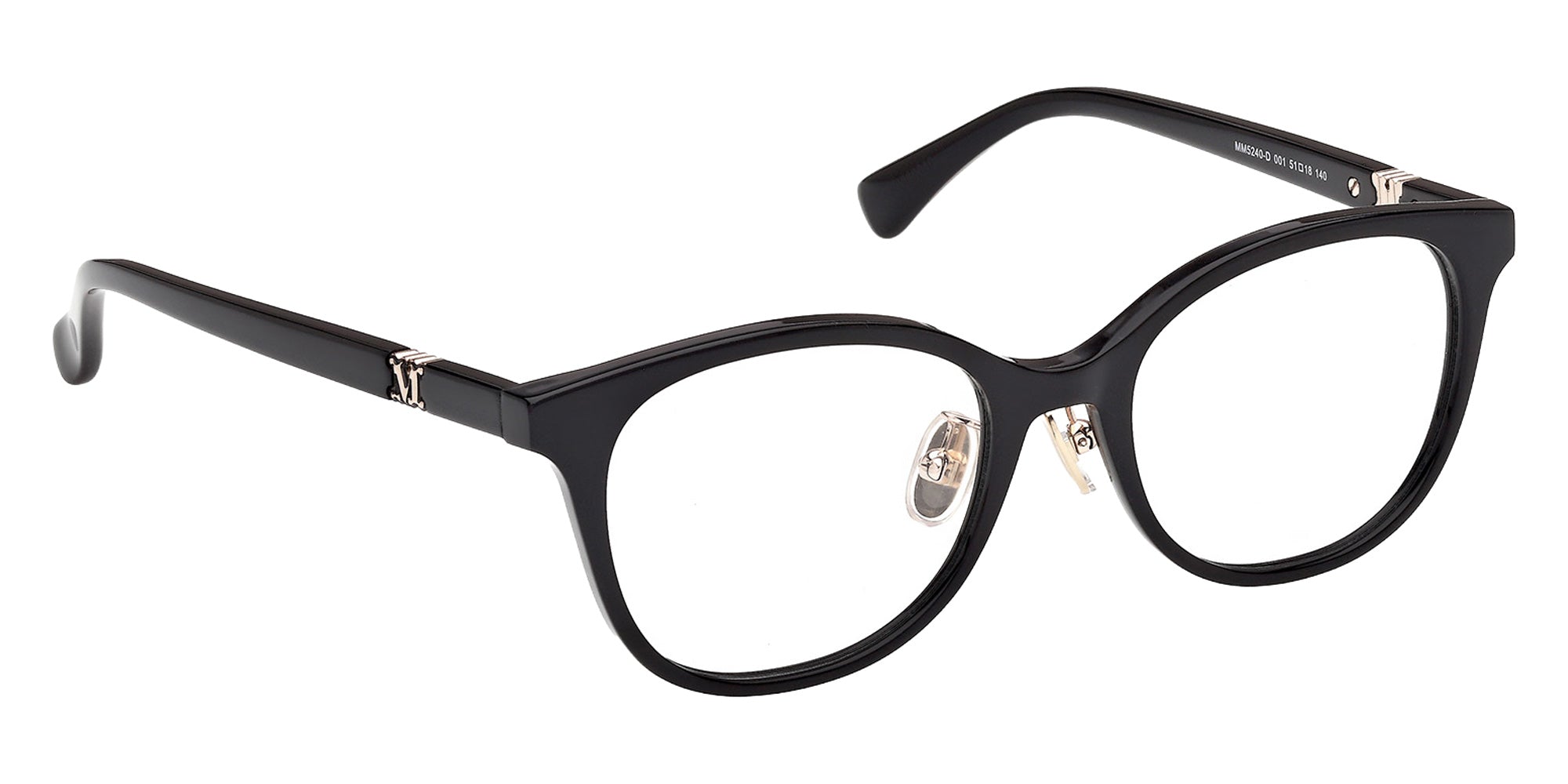 Max Mara MM5240-D 001 51 - Shiny Black 001 #id:mm5240d001_s:100135