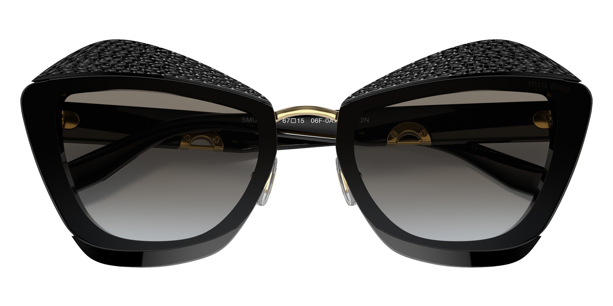 Miu Miu MU 01XS 06F0A7 67 - Black / Gray Gradient #id:mu01xs06f0a7_s:100120