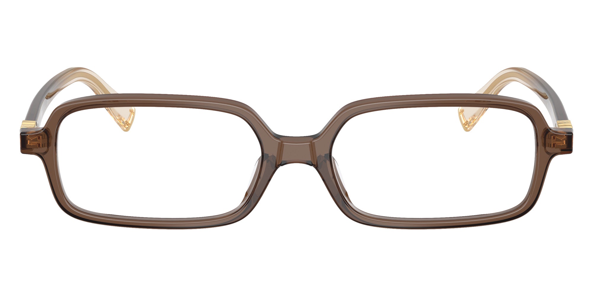 Miu Miu MU 01YVF 23H1O1 53 - Brown Transparent #id:mu01yvf23h1o1_s:100100