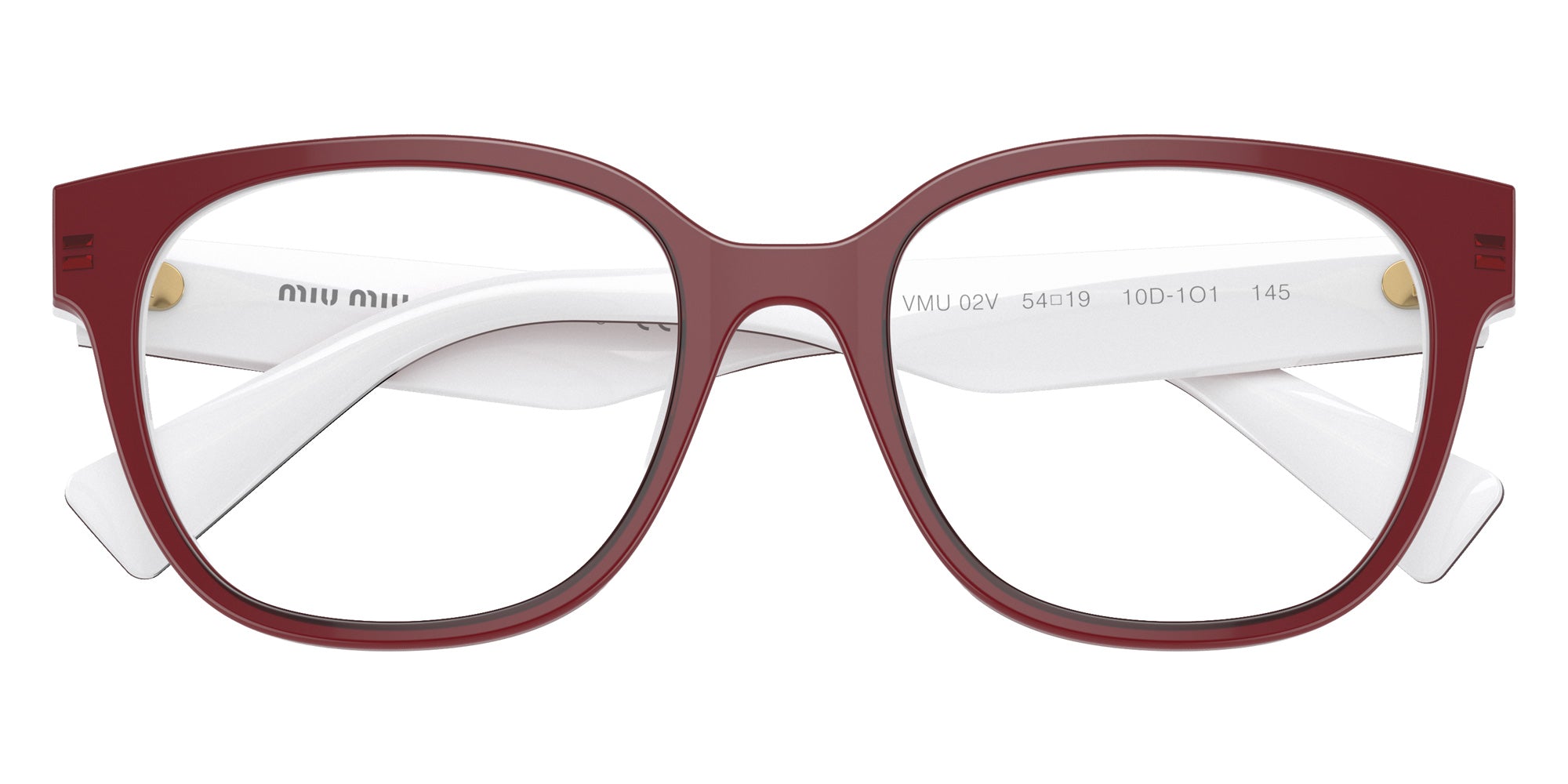 Miu Miu MU 02VV 10D1O1 54 - Red White #id:mu02vv10d1o1_s:100120