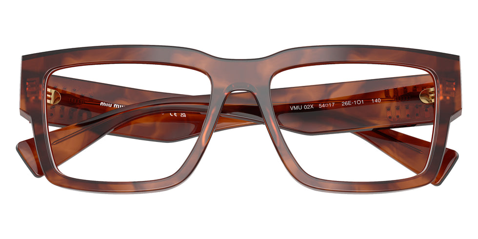 Miu Miu MU 02XV 26E1O1 54 - Striped Tobacco #id:mu02xv26e1o1_s:102120