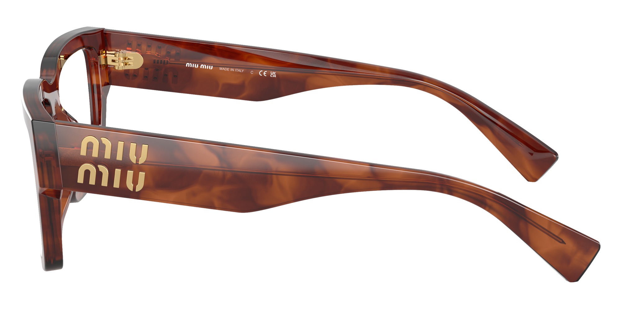 Miu Miu MU 02XV 26E1O1 54 - Striped Tobacco #id:mu02xv26e1o1_s:102110