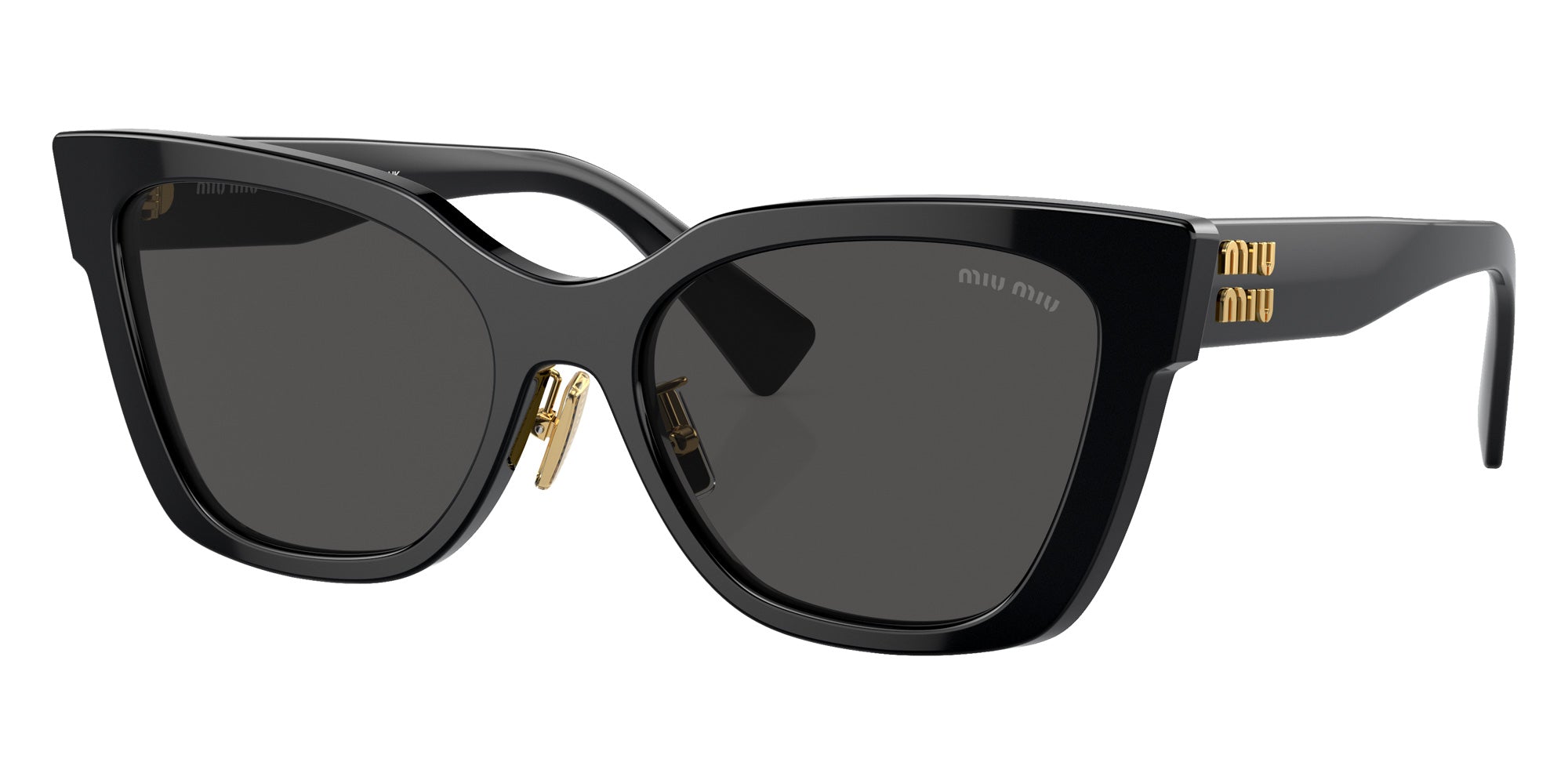 Miu Miu MU 02ZS 1AB5S0 56 - Black / Dark Gray #id:mu02zs1ab5s0_s:100105