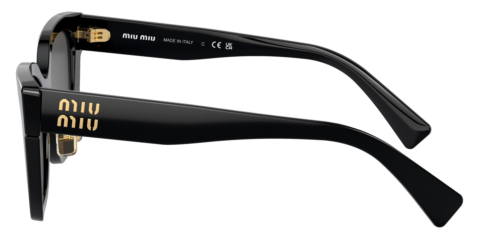 Miu Miu MU 02ZS 1AB5S0 56 - Black / Dark Gray #id:mu02zs1ab5s0_s:100110