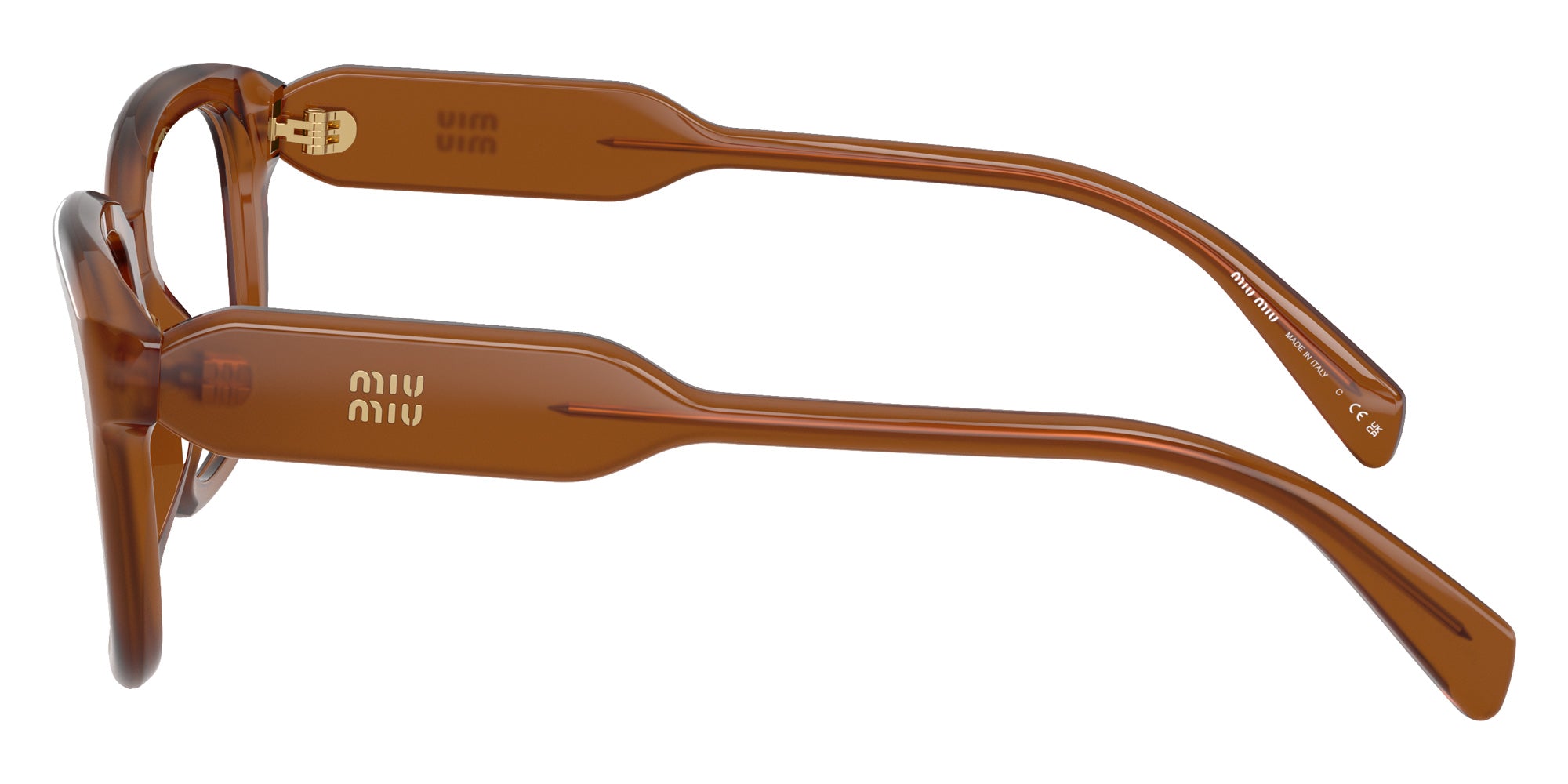 Miu Miu MU 02ZV 22I1O1 51 - Opal Brown #id:mu02zv22i1o1_s:112110