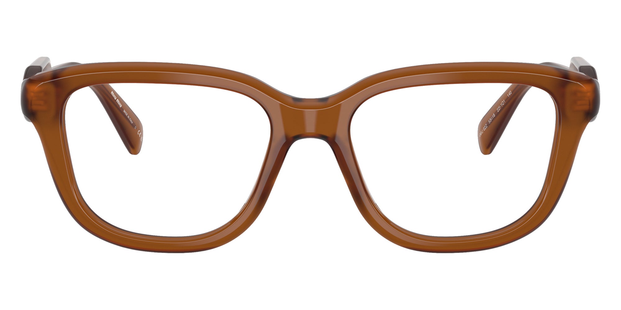 Miu Miu MU 02ZV 22I1O1 51 - Opal Brown #id:mu02zv22i1o1_s:112100