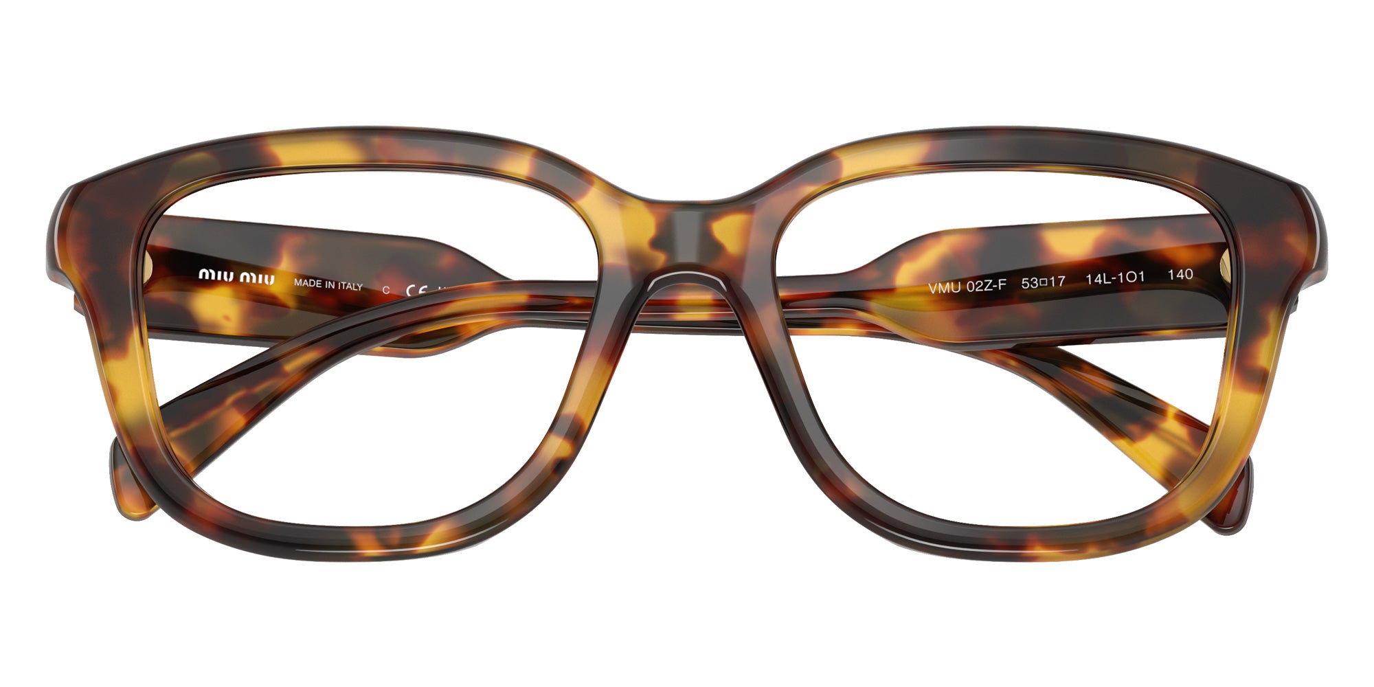 Miu Miu MU 02ZVF 14L1O1 53 - Honey Havana #id:mu02zvf14l1o1_s:100120