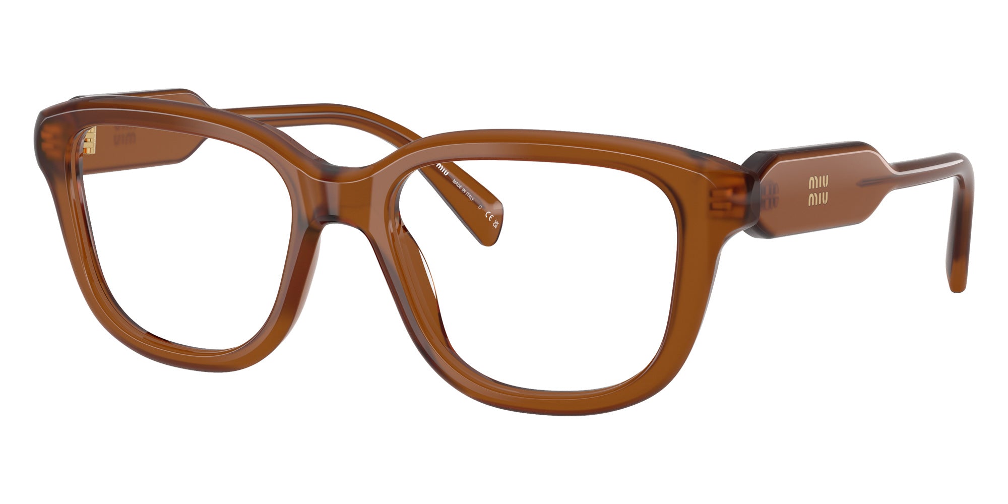 Miu Miu MU 02ZVF 22I1O1 53 - Opal Brown #id:mu02zvf22i1o1_s:104105