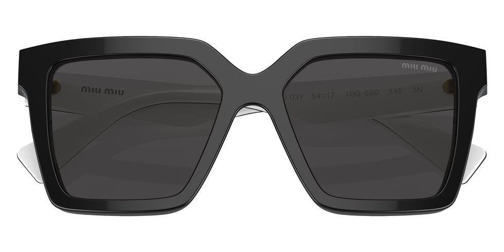 Miu Miu MU 03YS 10G5S0 54 - Black / Dark Gray #id:mu03ys10g5s0_s:100120