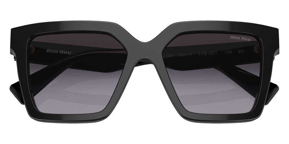 Miu Miu MU 03YS 1AB5D1 54 - Black / Gradient Gray #id:mu03ys1ab5d1_s:100120