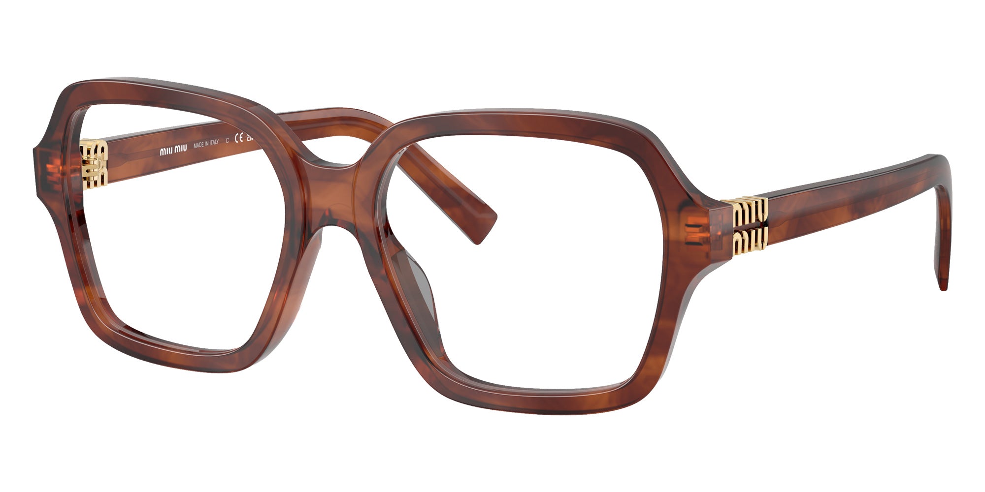 Miu Miu MU 03YV 26E1O1 52 - Striped Tobacco #id:mu03yv26e1o1_s:102105