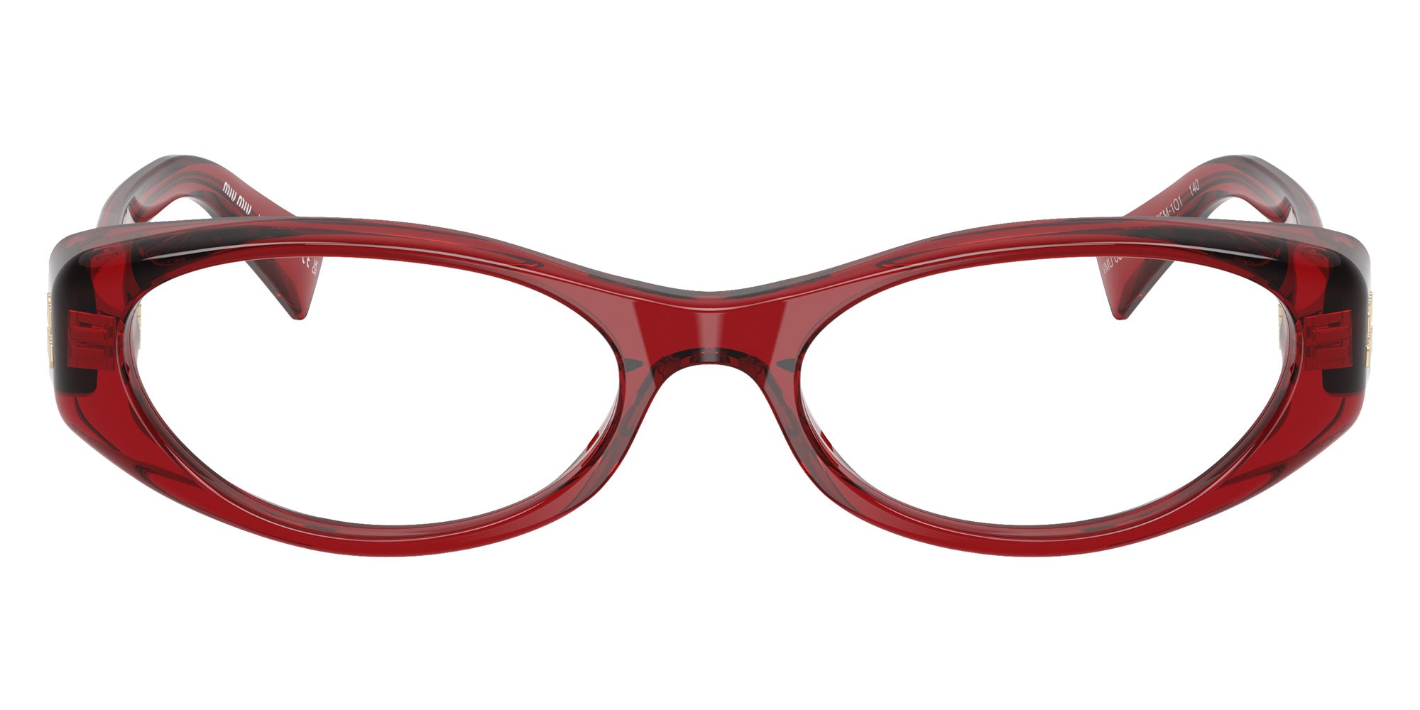 Miu Miu MU 03ZV 25M1O1 53 - Transparent Red #id:mu03zv25m1o1_s:108100