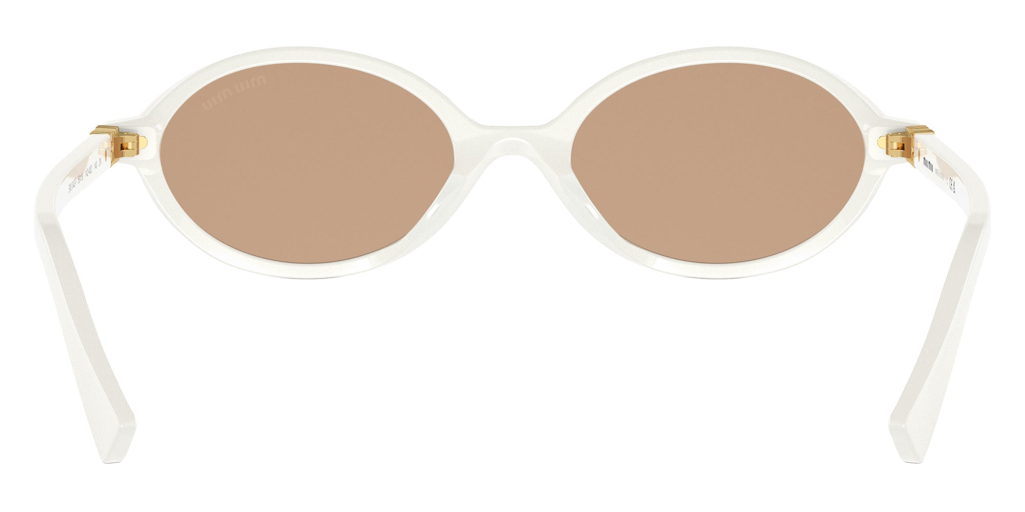 Miu Miu MU 04ZSF 14240D 50 - White / Light Orange Mirrored Silver Internal #id:mu04zsf14240d_s:100115