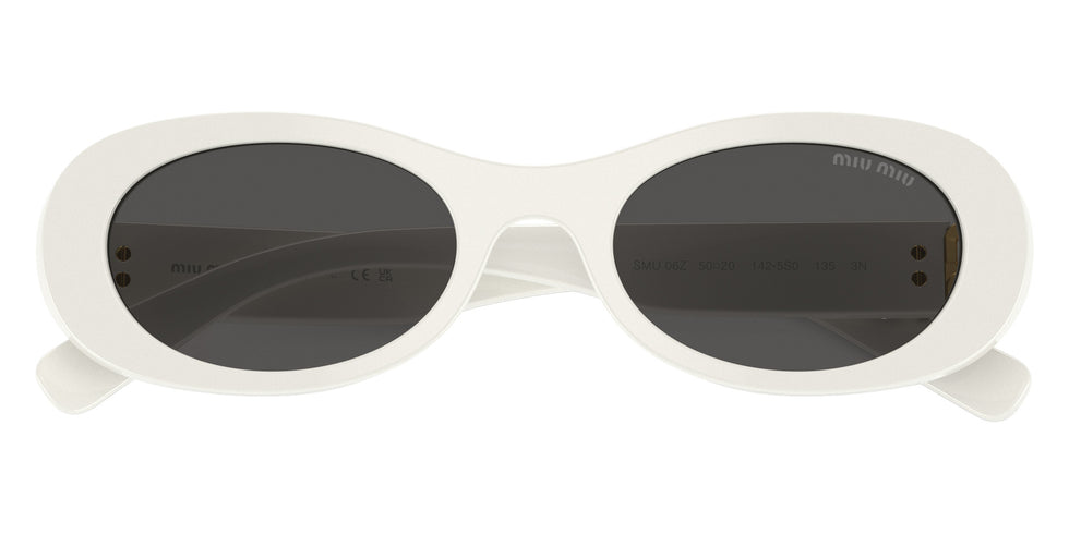 Miu Miu MU 06ZS 1425S0 50 - White Ivory / Dark Gray #id:mu06zs1425s0_s:100120