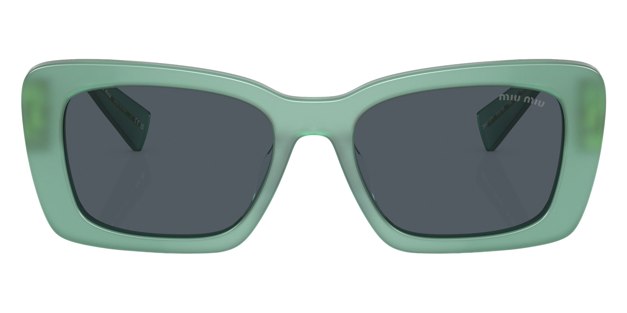 Miu Miu MU 07YS 19L09T 53 - Opal Anise / Dark Gray #id:mu07ys19l09t_s:100100