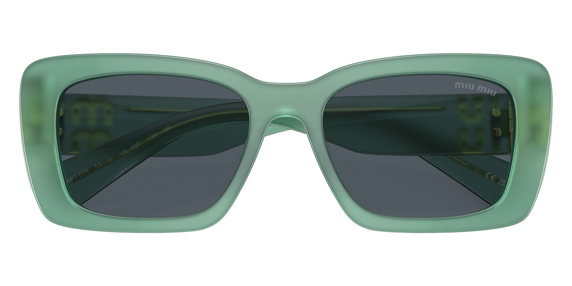Miu Miu MU 07YS 19L09T 53 - Opal Anise / Dark Gray #id:mu07ys19l09t_s:100120