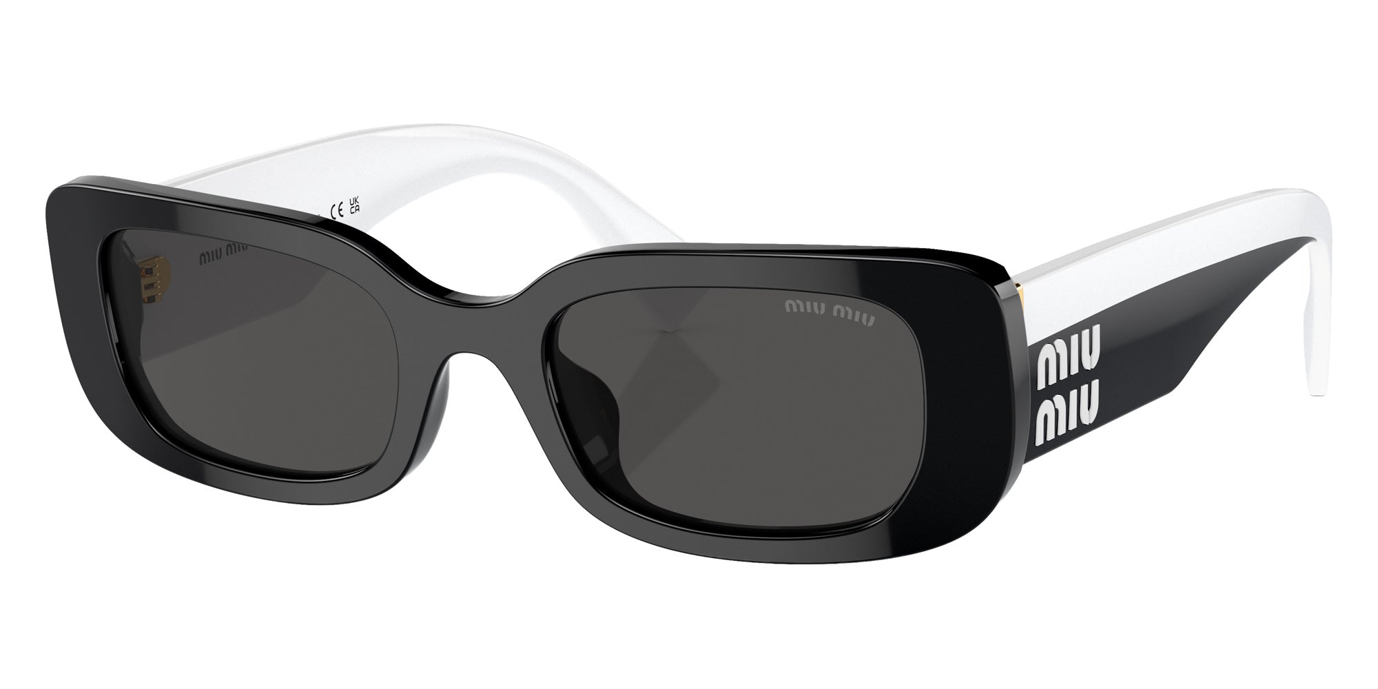 Miu Miu MU 08YS 1AB5S0 51 - Black / Dark Gray #id:mu08ys1ab5s0_s:102105