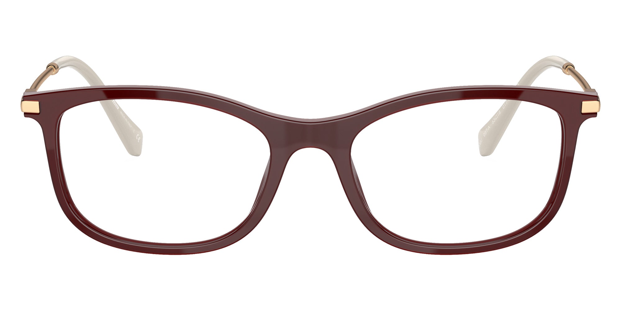 Miu Miu MU 09TVA 01T1O1 53 - Top Pink on Bordeaux #id:mu09tva01t1o1_s:100100