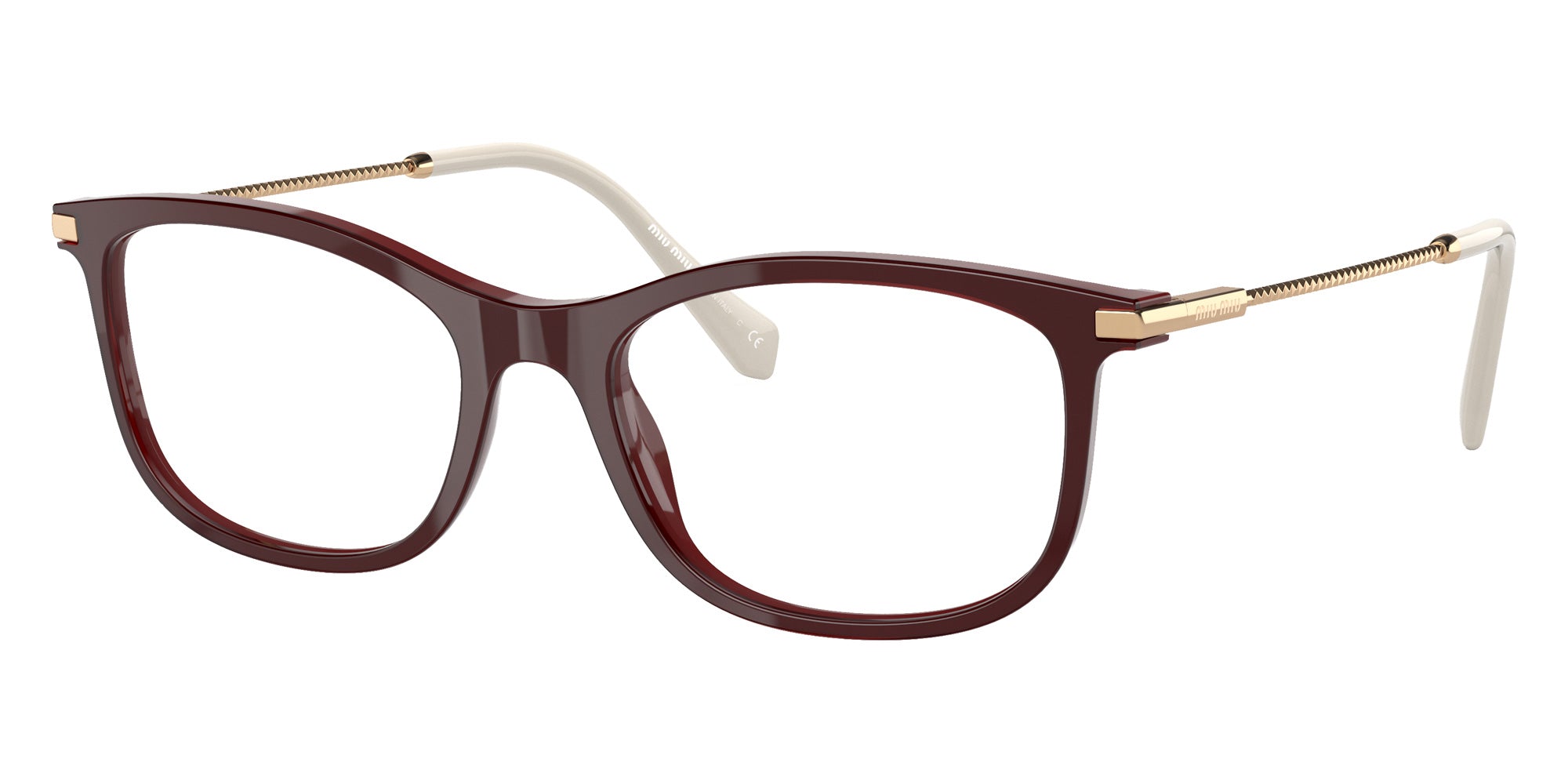 Miu Miu MU 09TVA 01T1O1 53 - Top Pink on Bordeaux #id:mu09tva01t1o1_s:100105