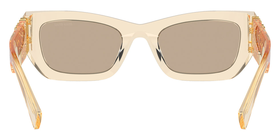 Miu Miu MU 09WS 11T40F 53 - Sand Transparent / Dark Brown #id:mu09ws11t40f_s:102115