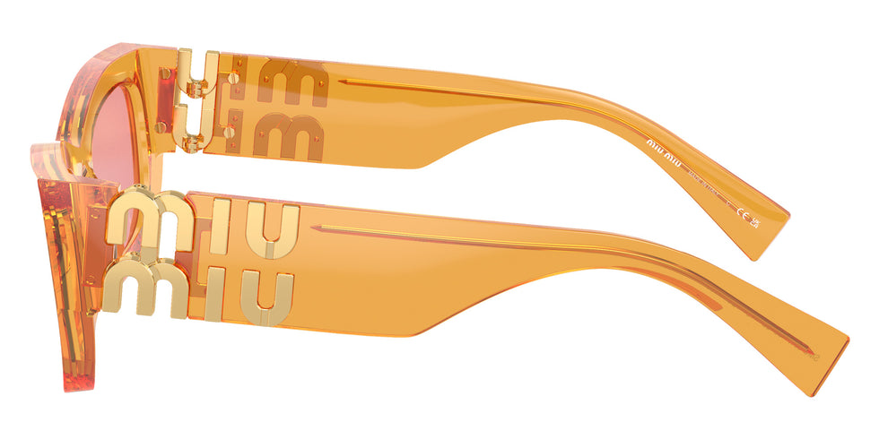 Miu Miu MU 09WS 12T1D0 53 - Orange Transparent / Pink #id:mu09ws12t1d0_s:104110