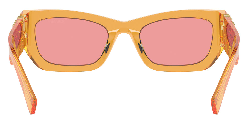 Miu Miu MU 09WS 12T1D0 53 - Orange Transparent / Pink #id:mu09ws12t1d0_s:104115
