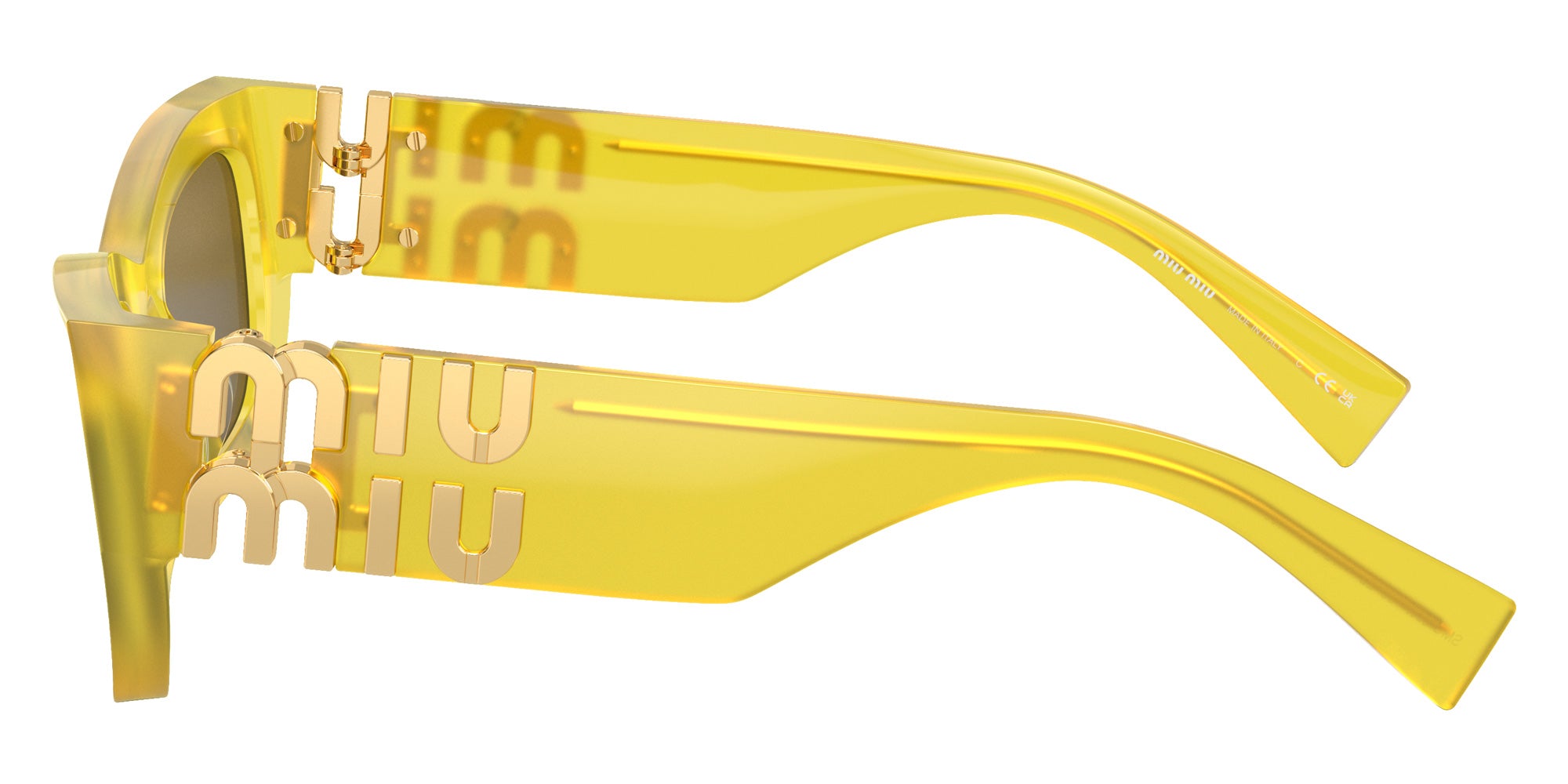 Miu Miu MU 09WS 17L01T 53 - Ananas Opal / Dark Brown #id:mu09ws17l01t_s:106110