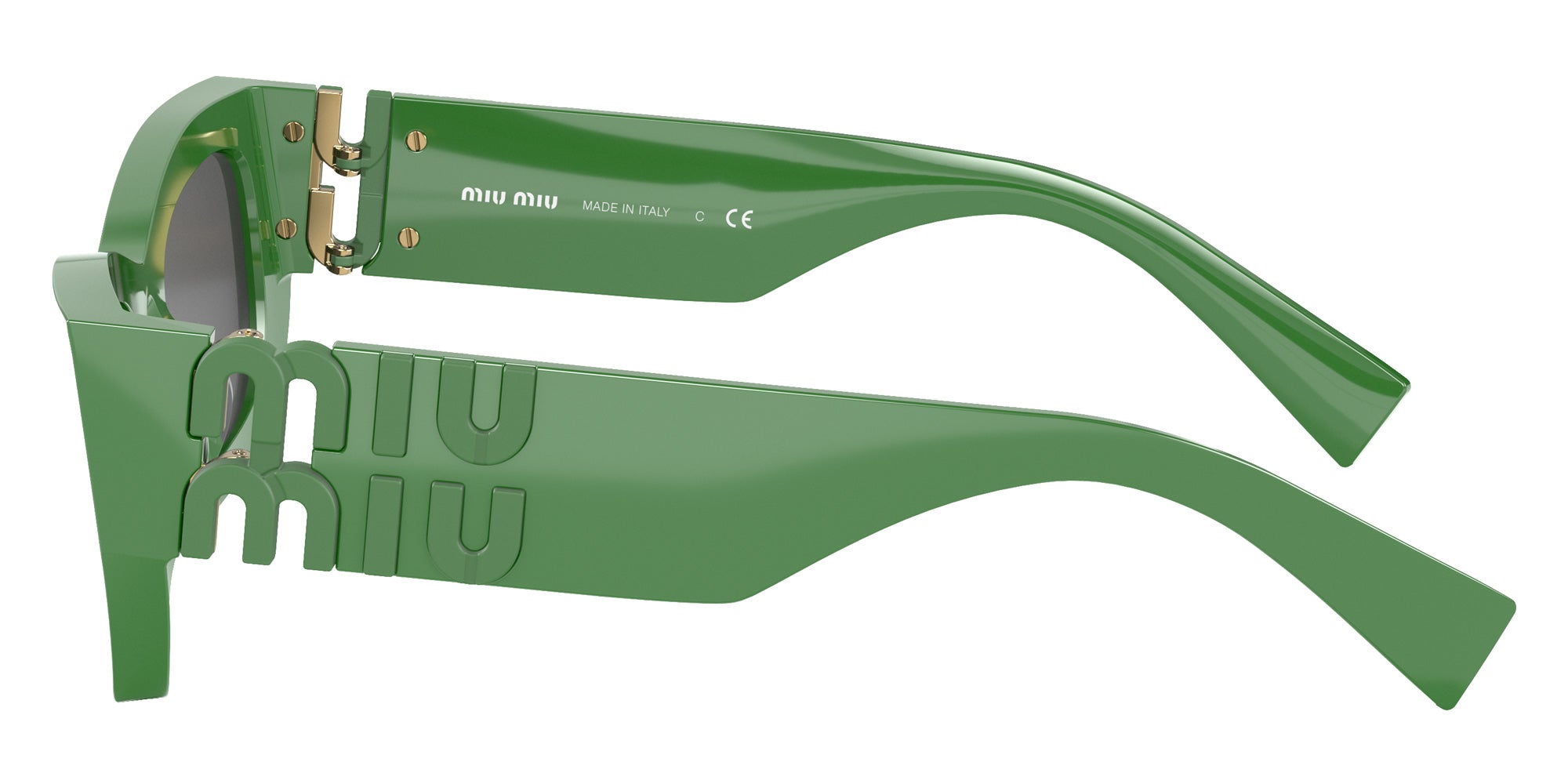 Miu Miu MU 09WS 19C5S0 53 - Green / Dark Gray #id:mu09ws19c5s0_s:108110