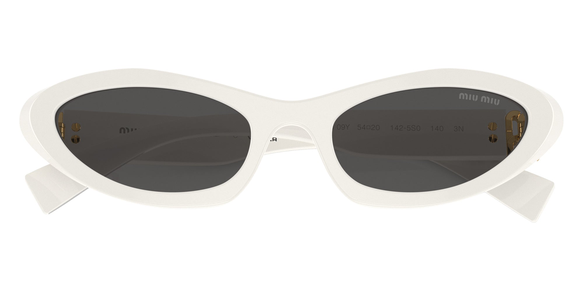 Miu Miu MU 09YS 1425S0 54 - White / Dark Gray #id:mu09ys1425s0_s:100120