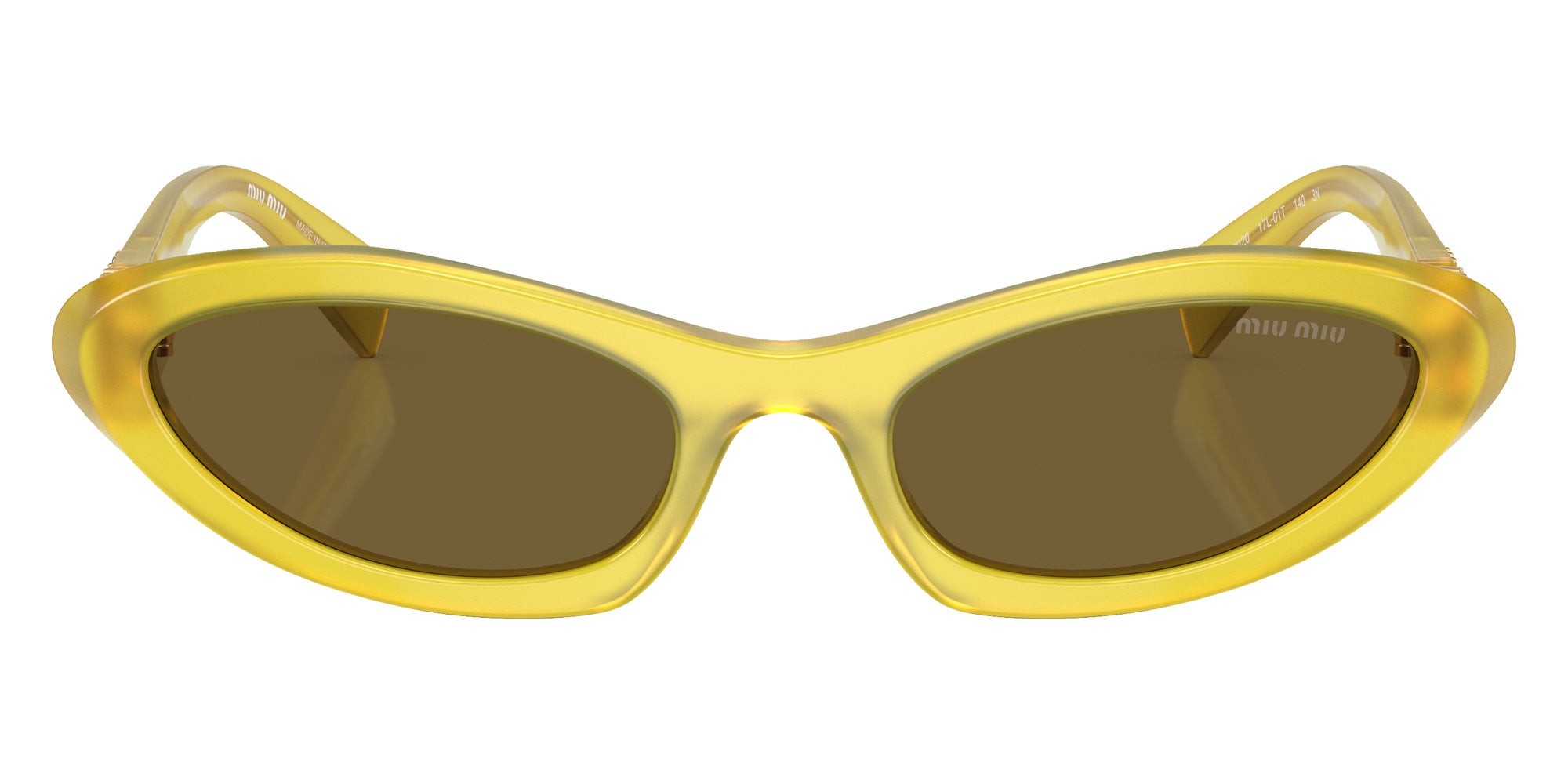 Miu Miu MU 09YS 17L01T 54 - Ananas Opal / Dark Brown #id:mu09ys17l01t_s:102100