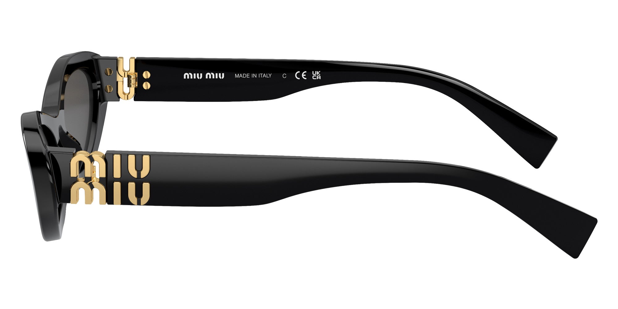 Miu Miu MU 09YS 1AB5S0 54 - Black / Dark Gray #id:mu09ys1ab5s0_s:104110