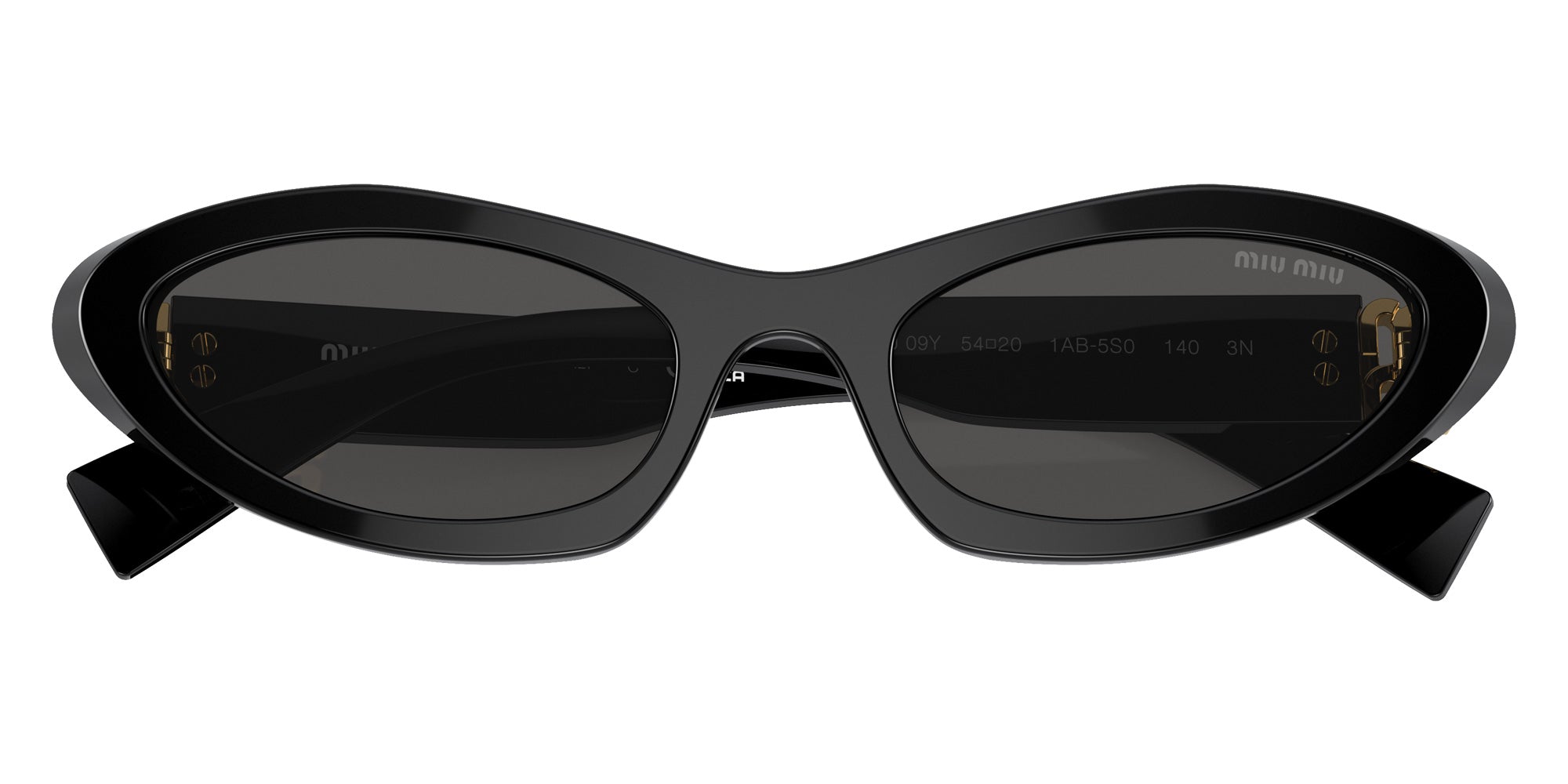 Miu Miu MU 09YS 1AB5S0 54 - Black / Dark Gray #id:mu09ys1ab5s0_s:104120