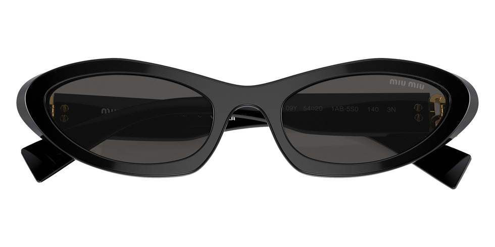 Miu Miu MU 09YS 1AB5S0 54 - Black / Dark Gray #id:mu09ys1ab5s0_s:104120