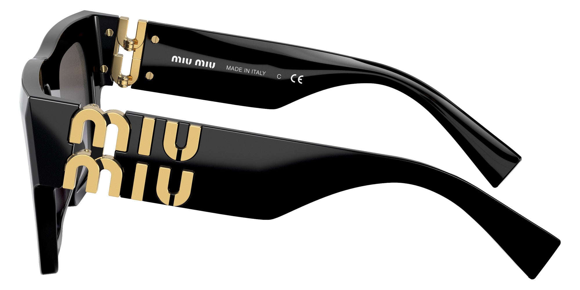 Miu Miu MU 10WS 1AB5D1 55 - Black / Gray Gradient #id:mu10ws1ab5d1_s:100110