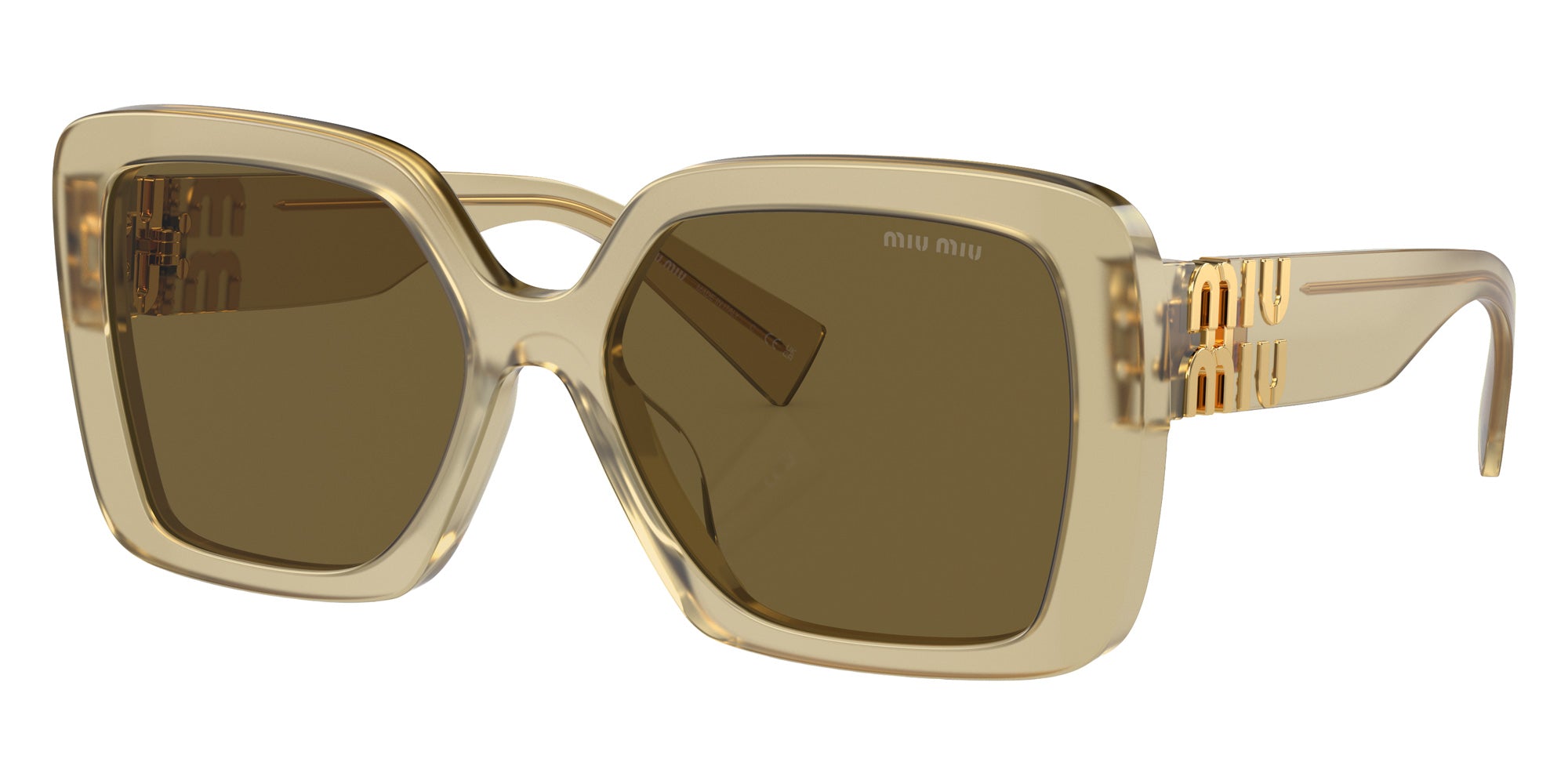 Miu Miu MU 10YS 11M01T 56 - Ivy Opal / Dark Brown #id:mu10ys11m01t_s:100105