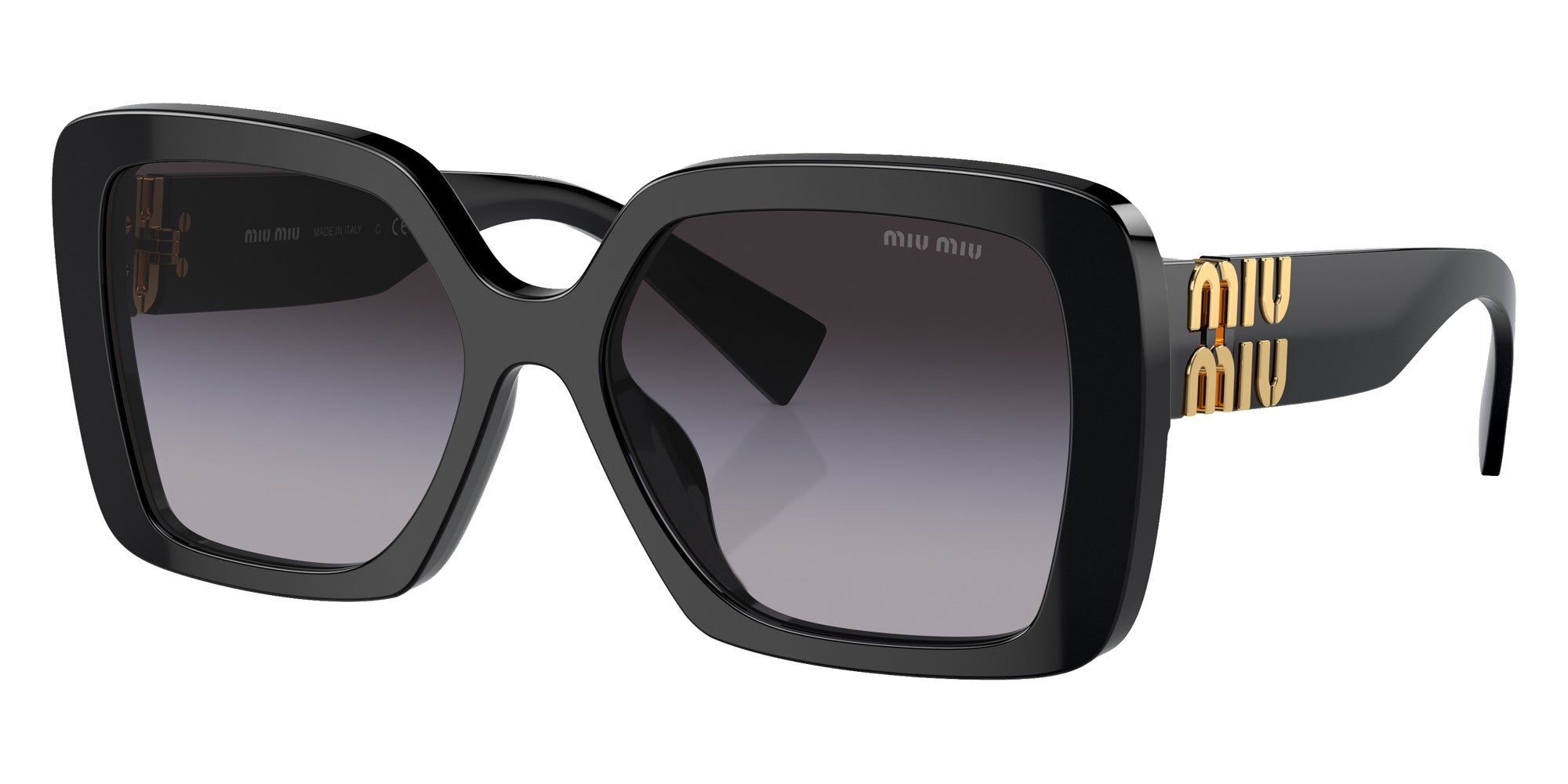 Miu Miu MU 10YS 1AB5D1 56 - Black / Gray Gradient #id:mu10ys1ab5d1_s:102105