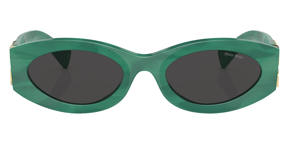 Miu Miu MU 11WS 15H5S0 54 - Green / Dark Gray #id:mu11ws15h5s0_s:102100