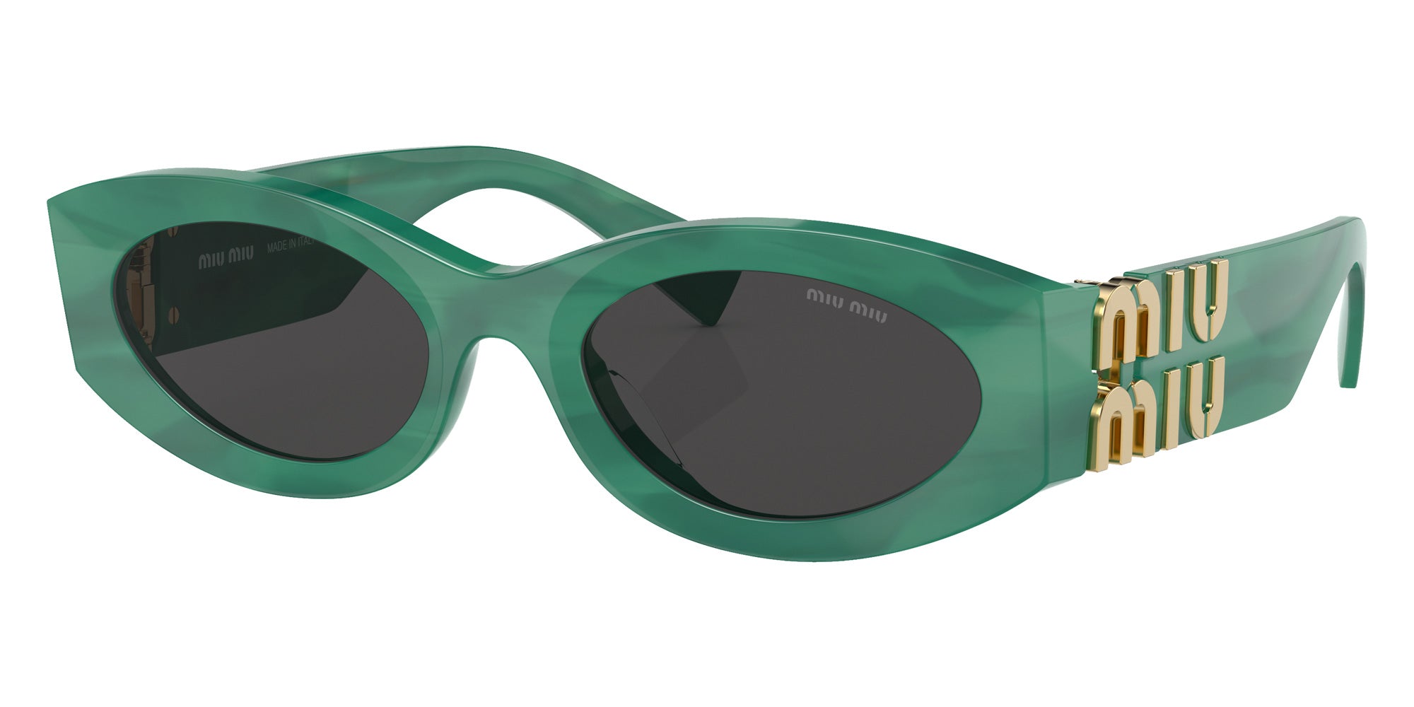 Miu Miu MU 11WS 15H5S0 54 - Green / Dark Gray #id:mu11ws15h5s0_s:102105